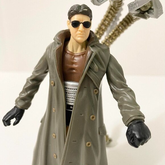 2007 Spiderman Doc Ock Dr Octopus Octavius Action Figure Tentacles Incomplete - Picture 2 of 16